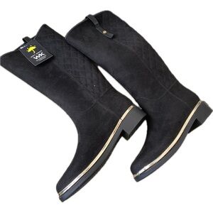 WET KNOT Black Boots